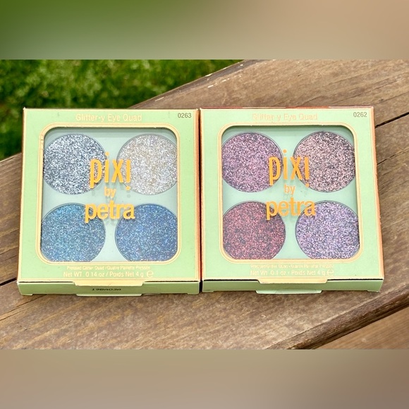 Pixi by Petra Glitter-y Eye Quad Bundle - NIB - Picture 6 of 7